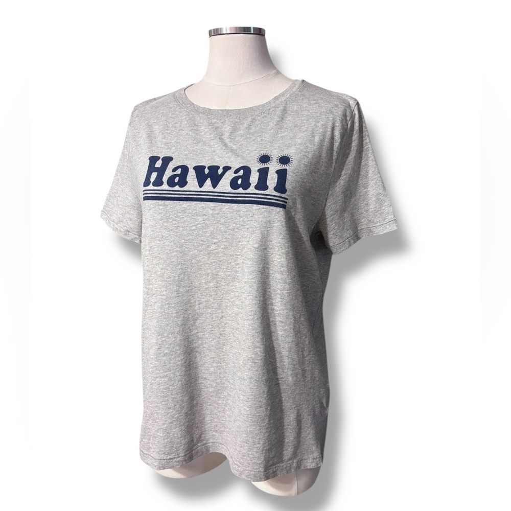 J. CREW Grey Classic Fit Hawaii Graphic Shirt